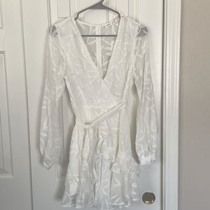 Hello Molly Heard A Rumour Dress White